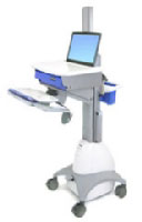 Ergotron StyleView� Notebook Cart with Autolock Drawer, Non-powered (SV21-91008)